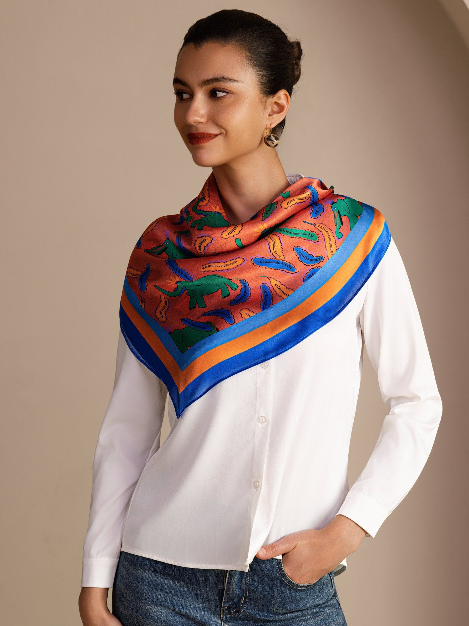 [Lerelefant] SilkSilky-DK Scarf 002