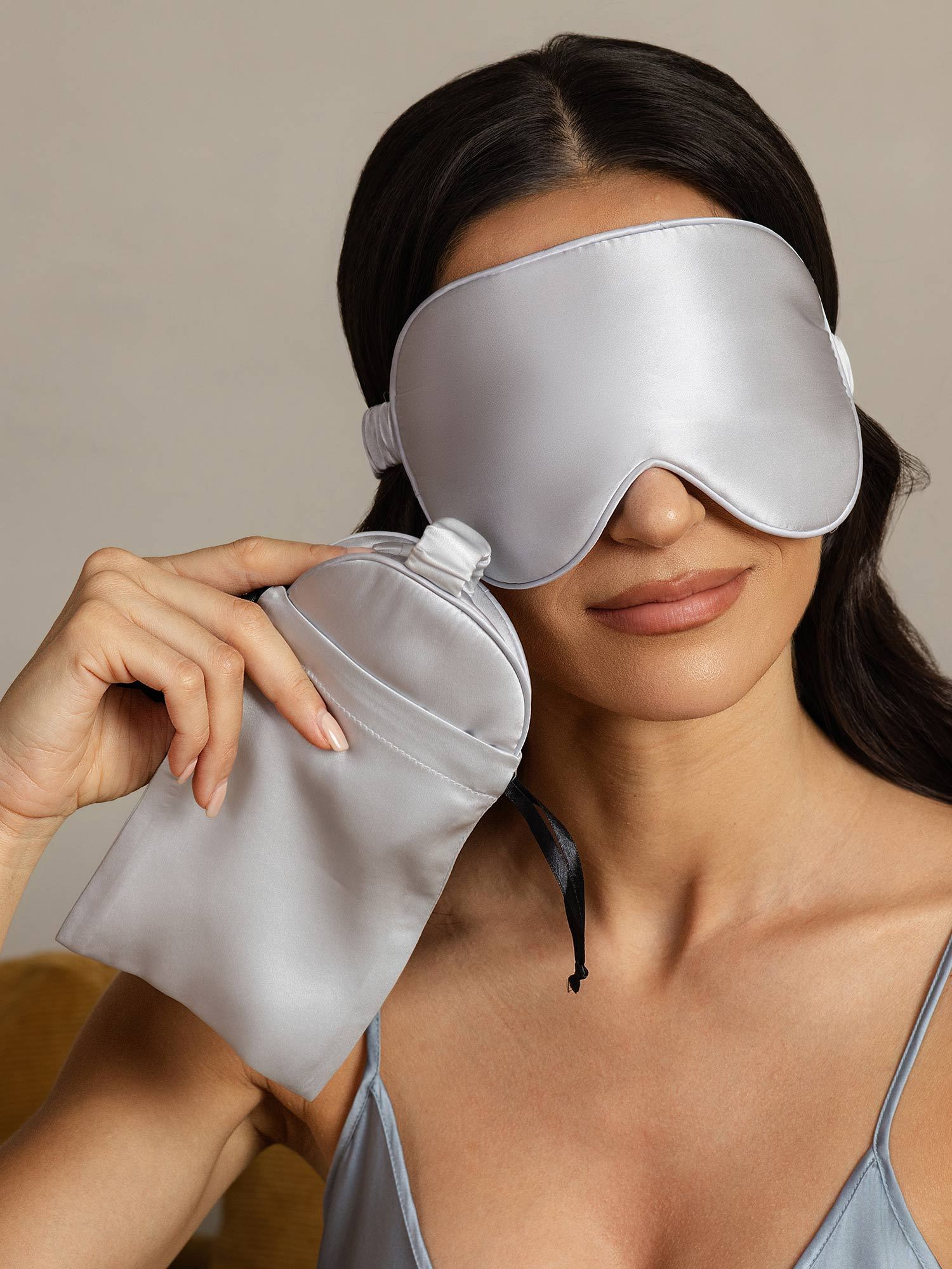 [Sølv] SilkSilky-DK Silke Eye Mask 002
