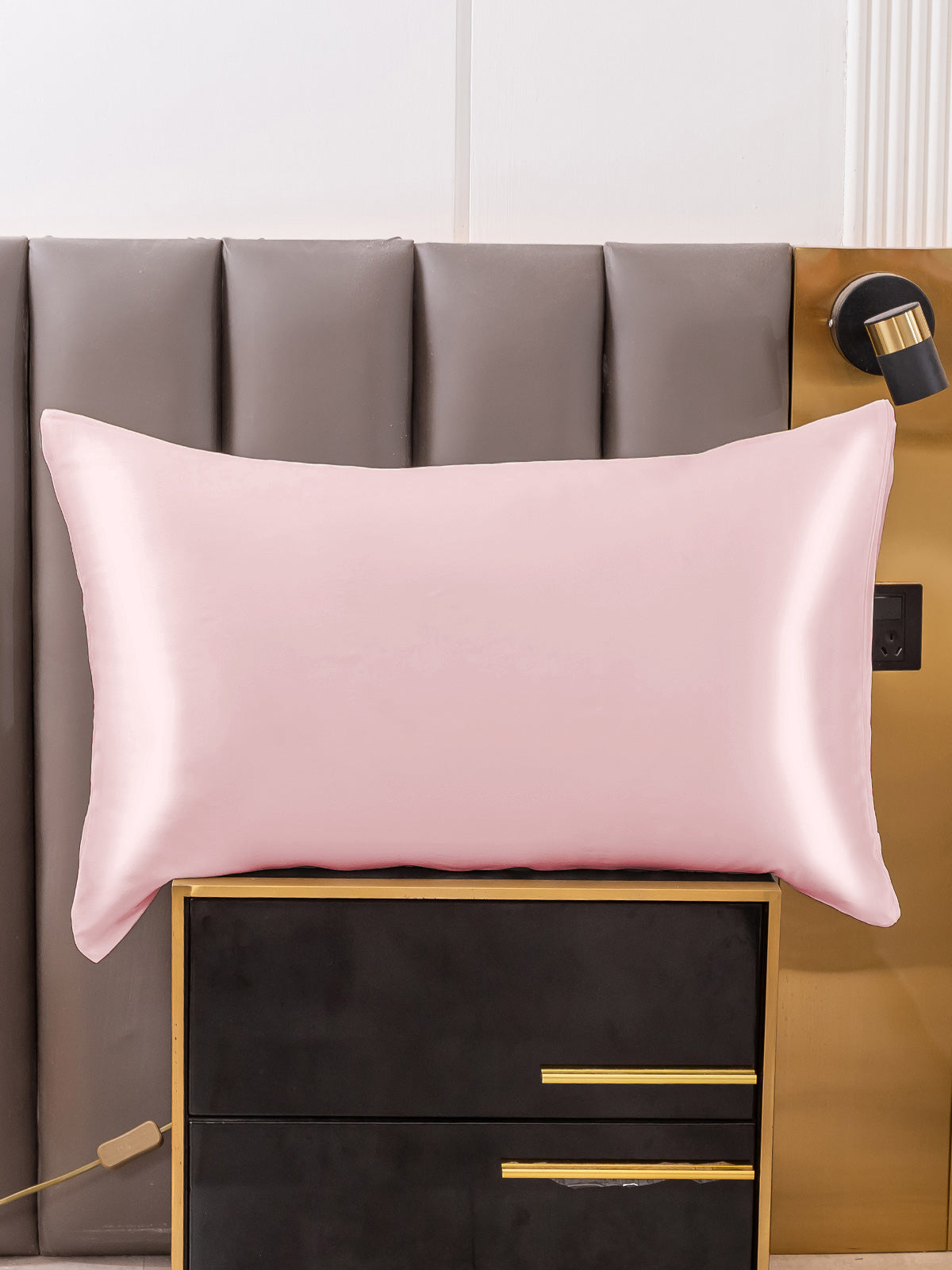 [Lyserød] SilkSilky-DK 19Momme Pillowcase 004