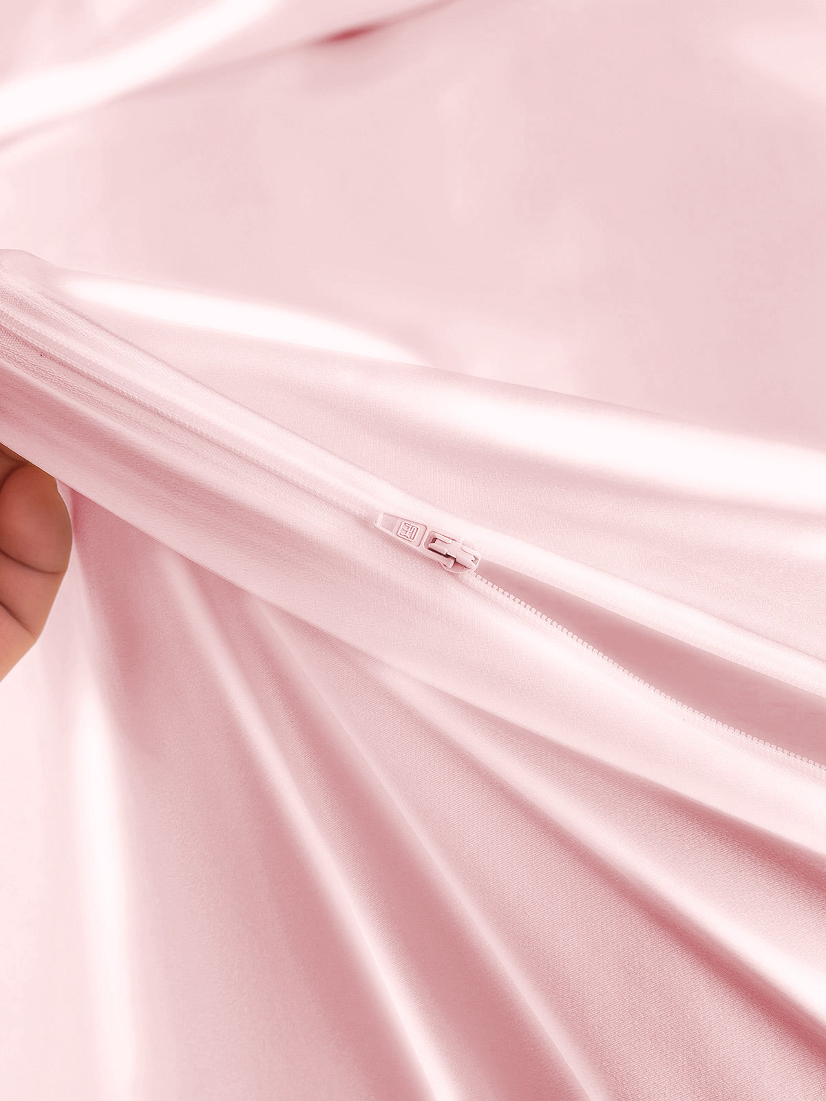 [Lyserød] SilkSilky-DK 19Momme Bedding Set 005