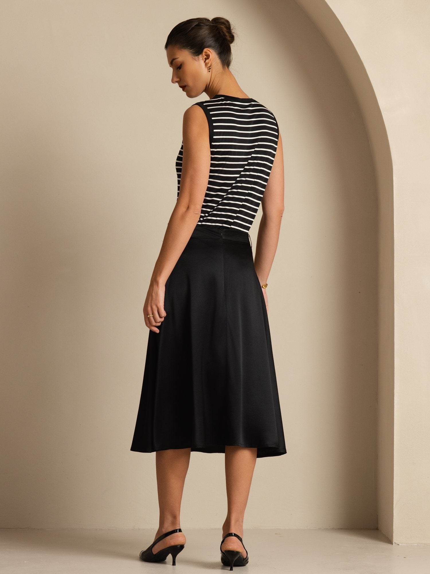 [Sort] SilkSilky-DK 19Momme Silke Skirt 004