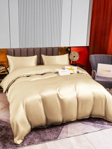 [Beige] SilkSilky-DK 22Momme Bedding Set 003,