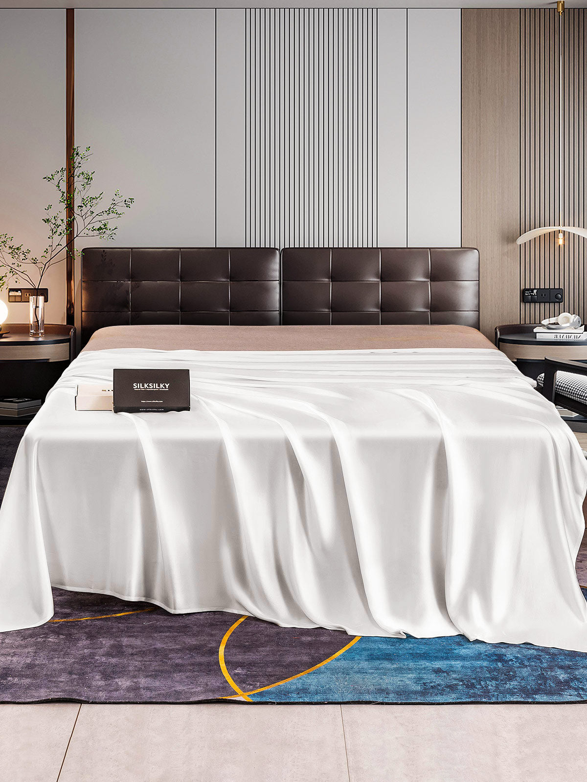 [Hvid] SilkSilky-DK 22Momme Ark 001