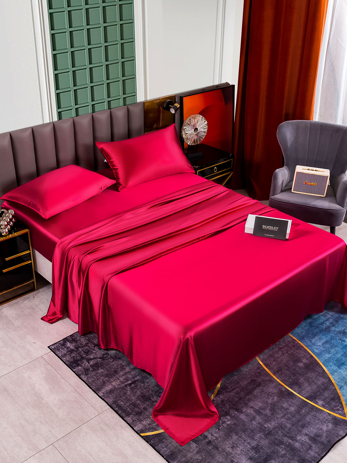 [Vin] SilkSilky-DK 25Momme Bedding Set 004