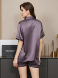 SilkSilky-DK Revers Dame Pyjamas LillaGrå 002