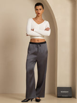 [Mørkegrå] SilkSilky-DK Womens Pants 006