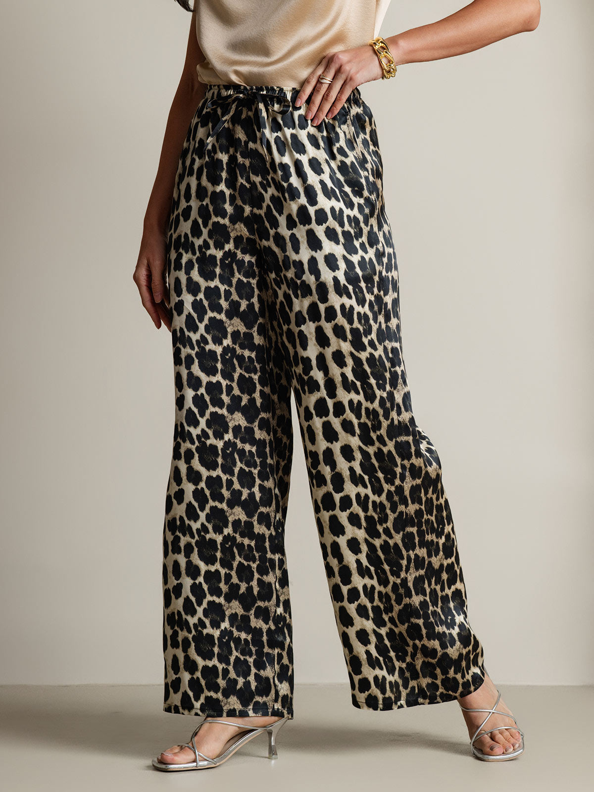[Leopard] SilkSilky-DK Womens Pants 007