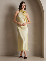 [Lysegul] SilkSilky-DK Sleeveless Halter Kjole 003