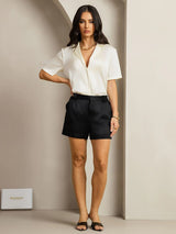 [Sort] SilkSilky-DK 19Momme Silke Womens Shorts 004,