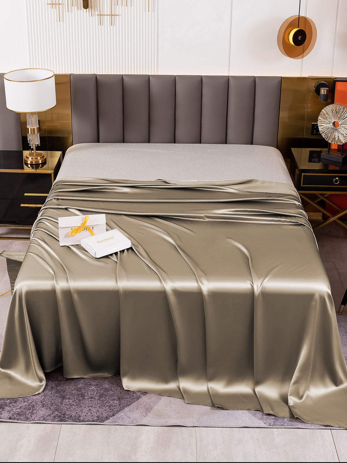 [Kaki] SilkSilky-DK 19Momme Sheet 002