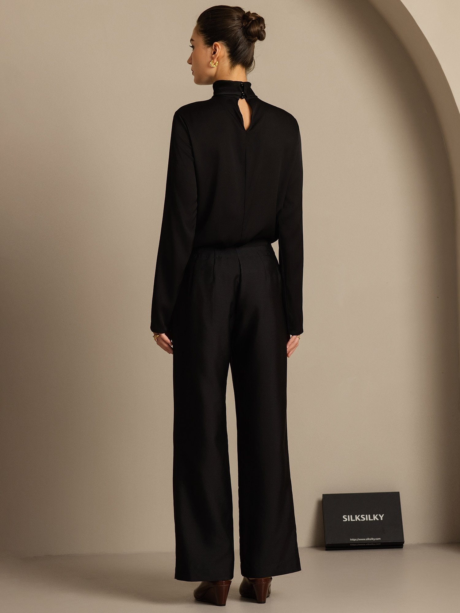 [Sort] SilkSilky-DK 32Momme Silke Womens Pants 002,