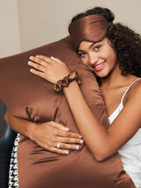 [Kaffe] SilkSilky-DK 19Momme Pure Silk Pillowcase Set 001