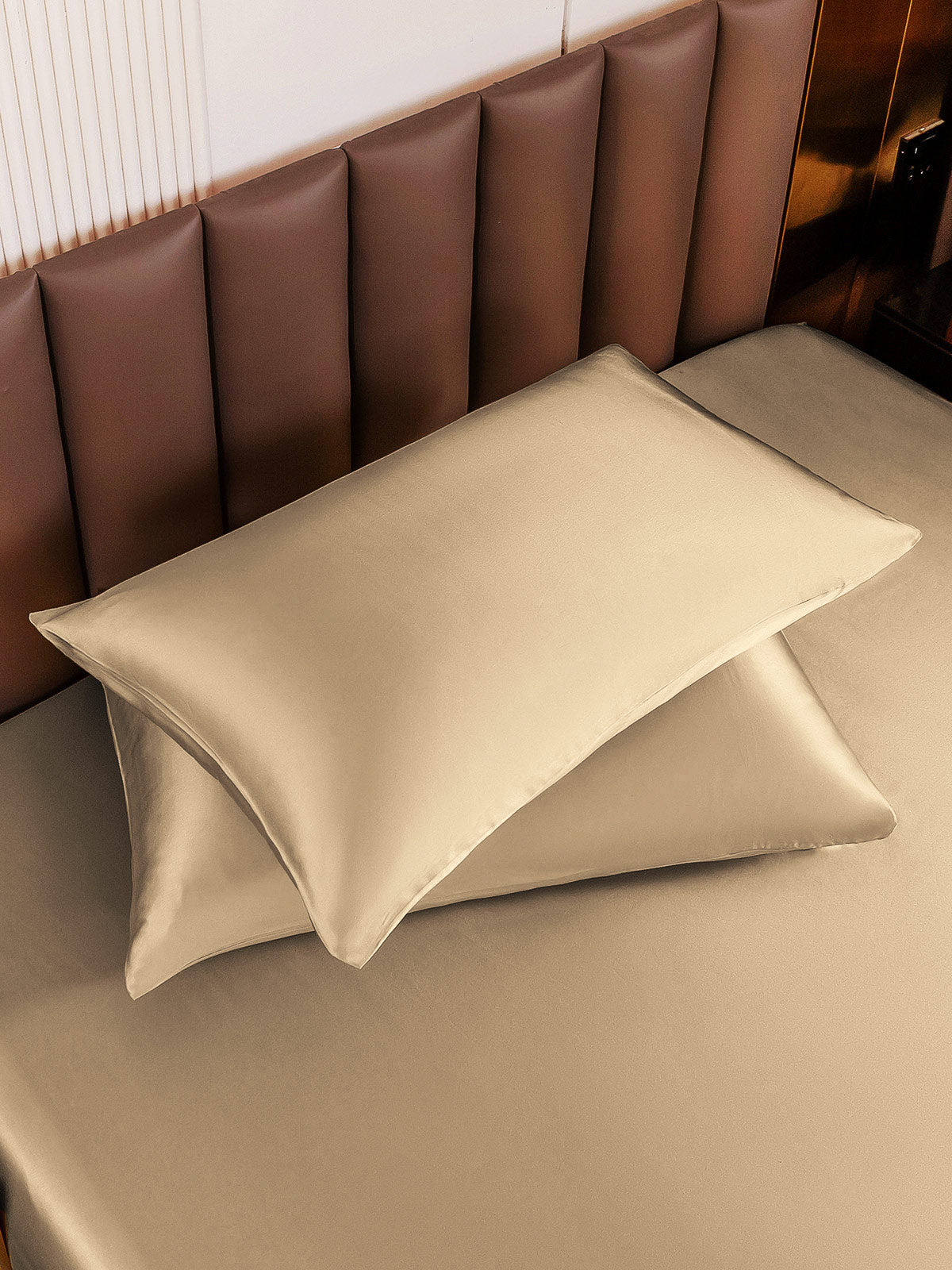[Beige] SilkSilky-DK 22Momme Pillowcase 003
