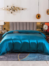 [Blågrøn] SilkSilky-DK 19Momme Duvet Covers 002