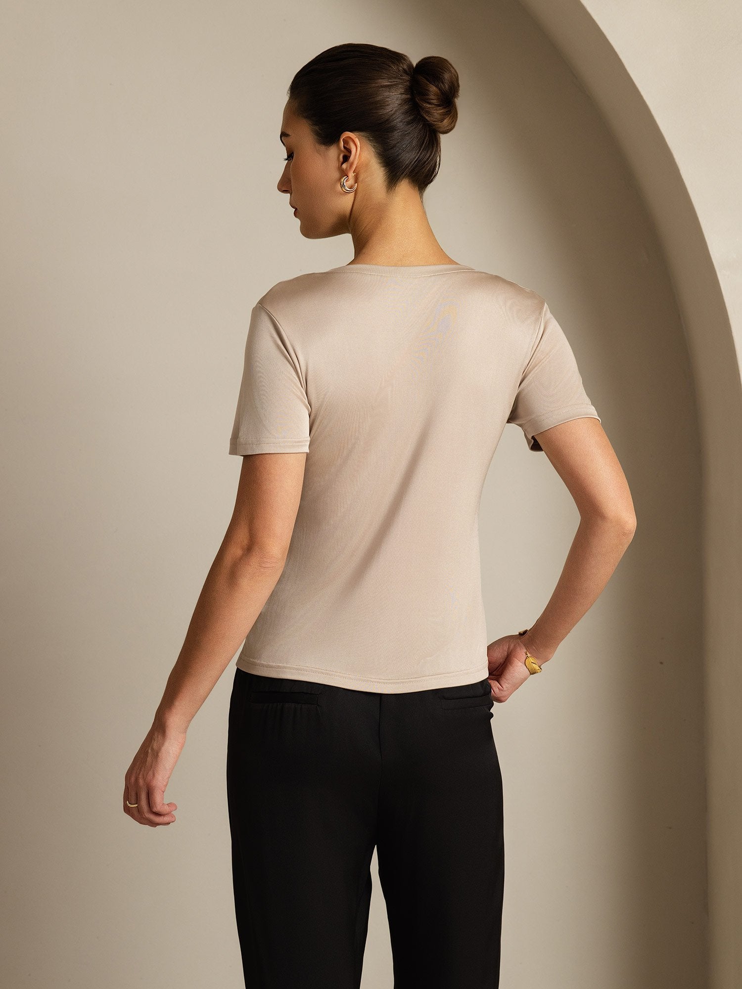 [LysKhaki] SilkSilky-DK Silke Womens T-Shirt 002