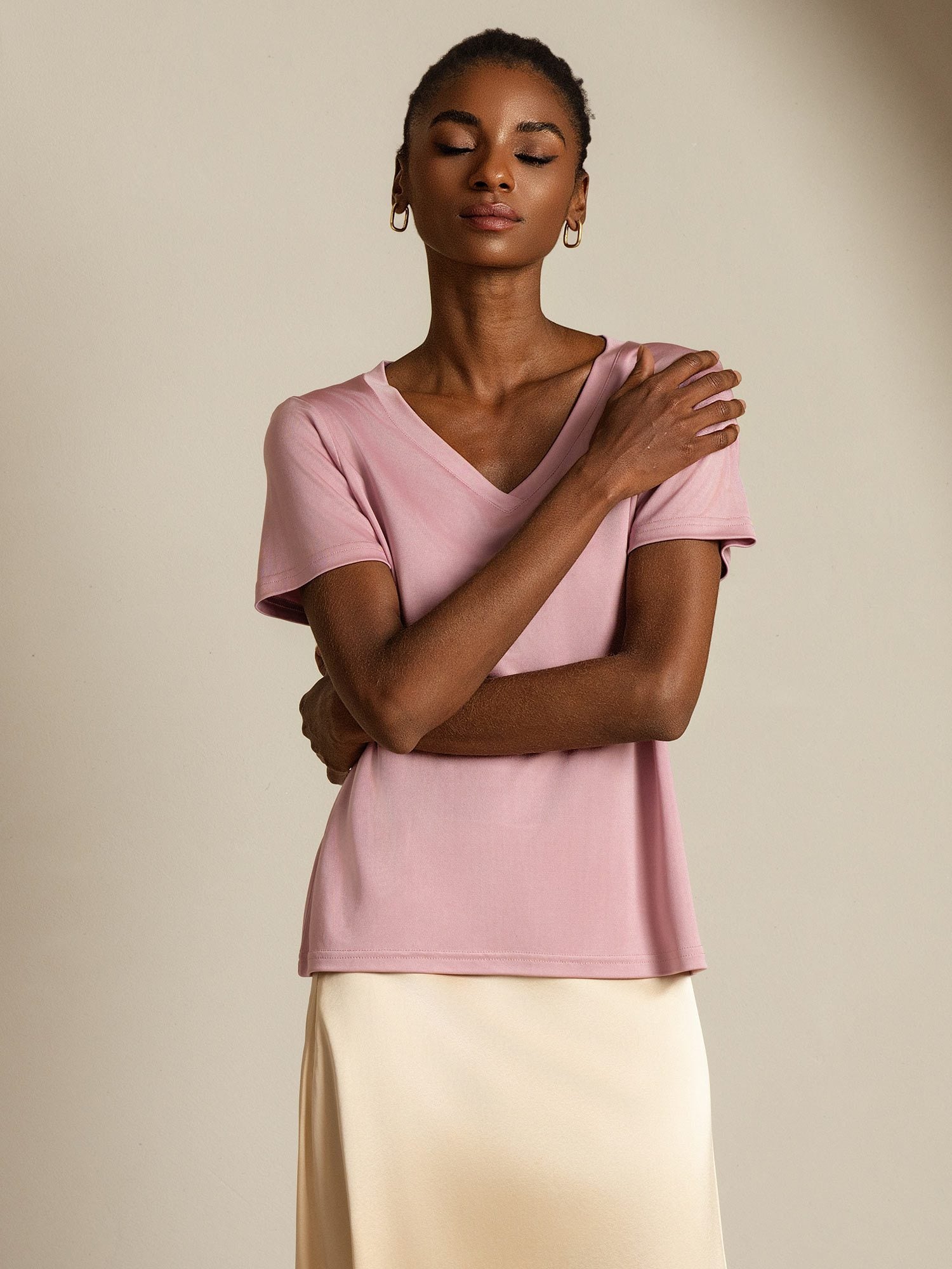 [BlegMauve] SilkSilky-DK Silke Womens T-Shirt 008