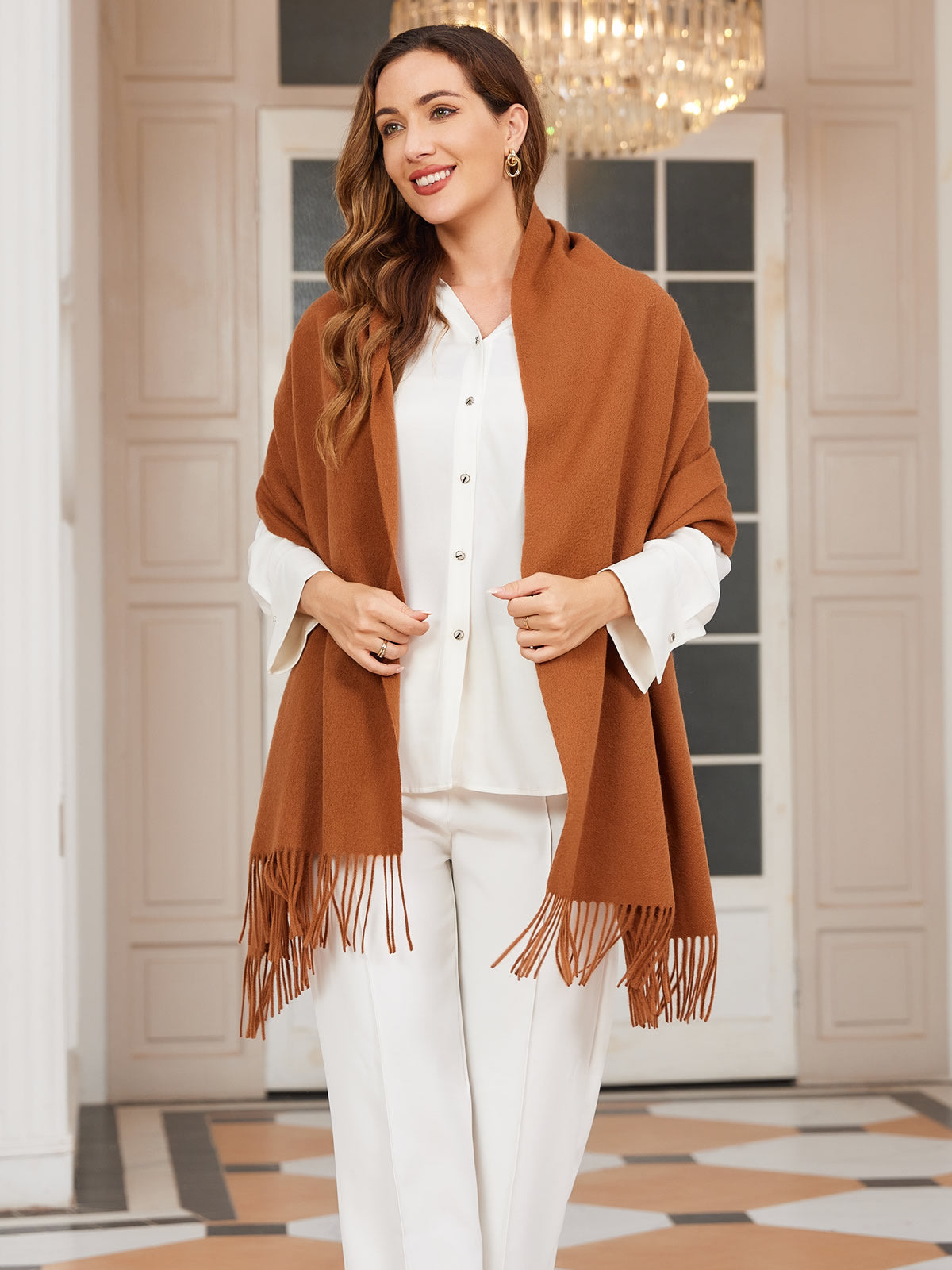 [Brun] SilkSilky-DK Scarf 003