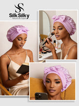 [Lavendel] SilkSilky-DK Sovehætte 005