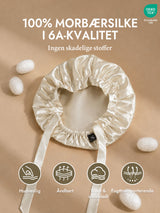 [Beige] SilkSilky-DK Sovehætte 002
