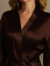 [Kaffe] SilkSilky-DK 3/4 Sleeve Dame Morgenkåbe 008