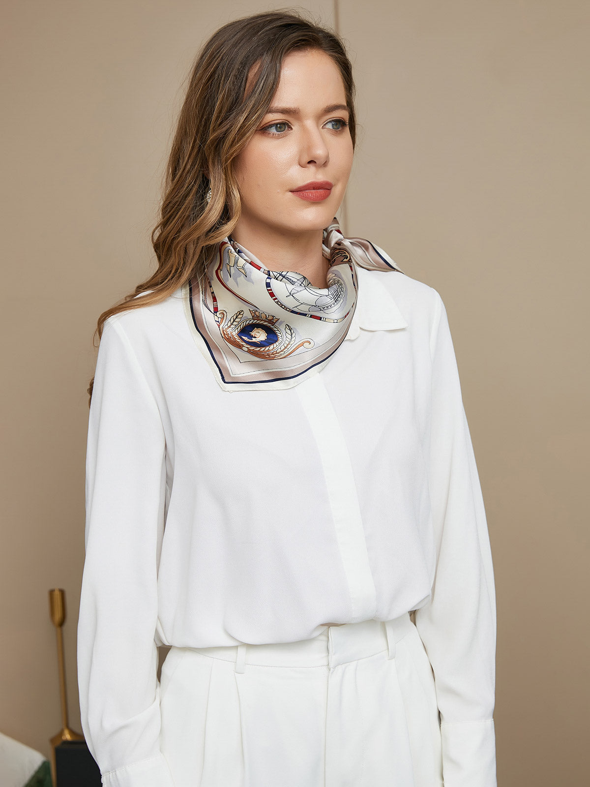 [P043] SilkSilky-DK Scarf 003,