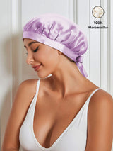 [Lavendel] SilkSilky-DK Sovehætte 001