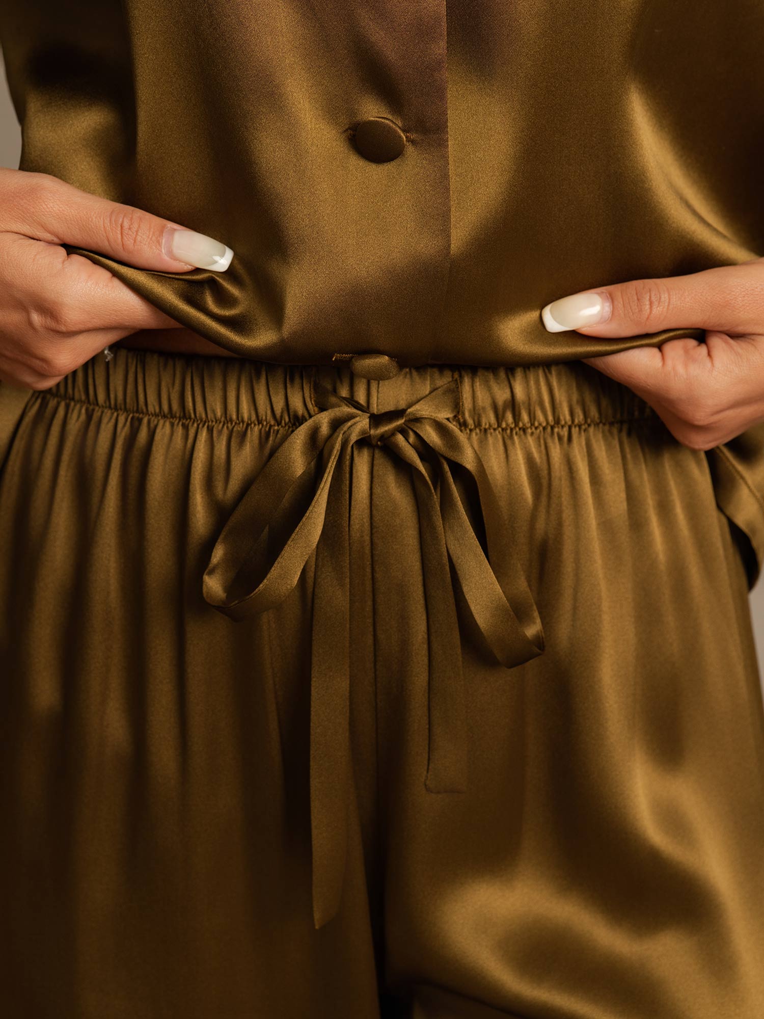 [Brun] SilkSilky-DK Womens Pajamas 007,