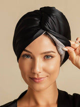 [Sort] SilkSilky-DK Hårturban 001