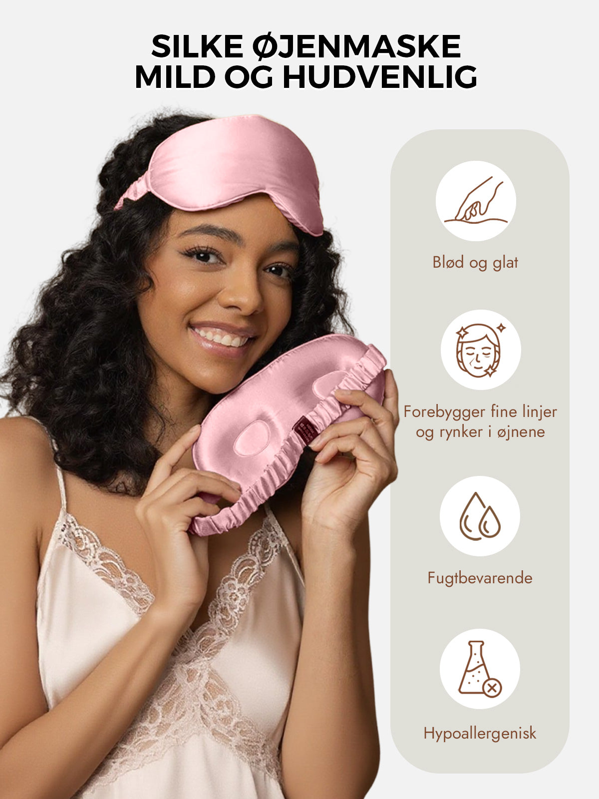 [Bleg Mauve] SilkSilky-DK Silke Eye Mask 003