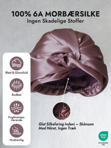 [Bleg Mauve] SilkSilky-DK Sovehætte 003