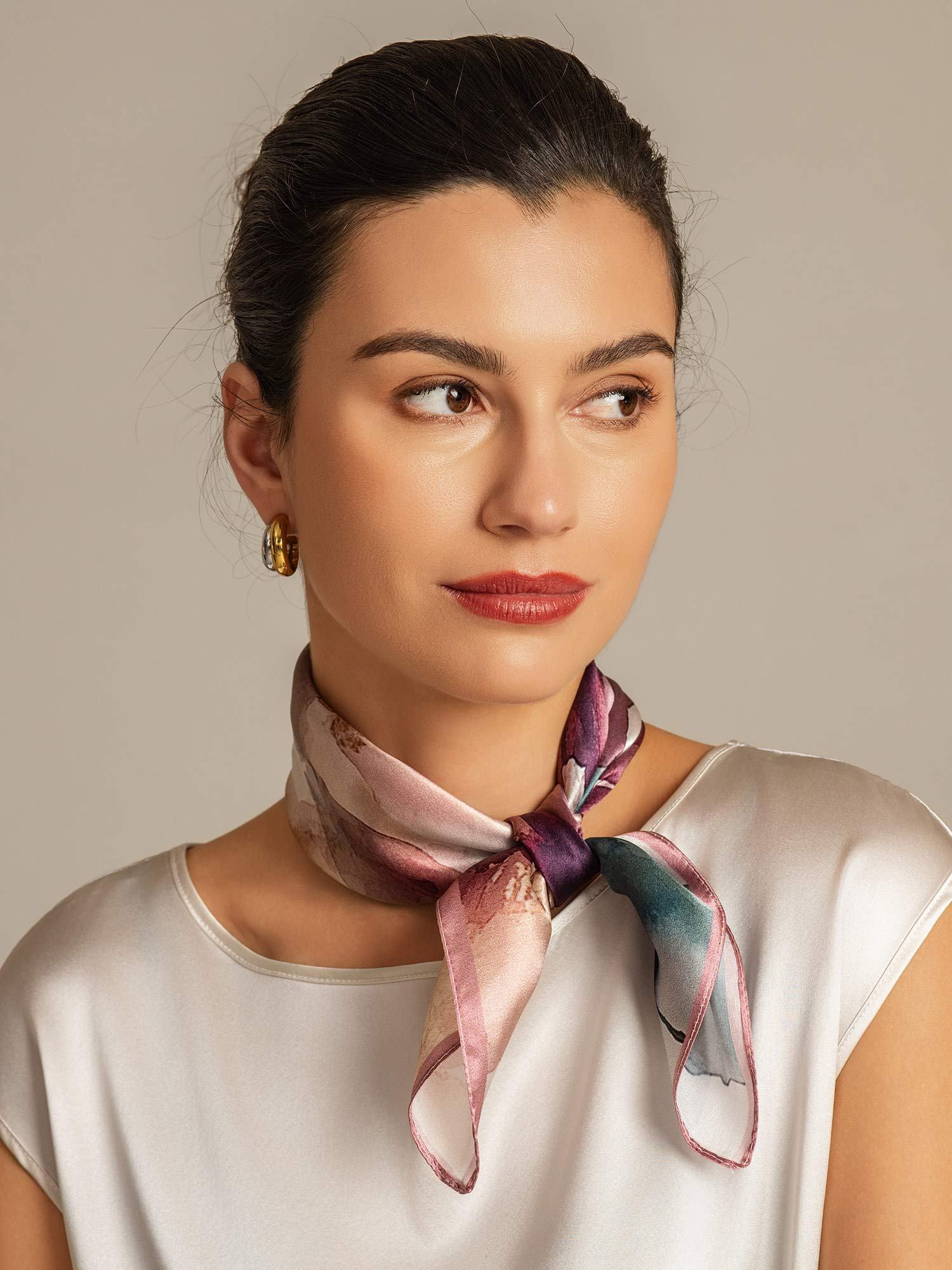 [P102] SilkSilky-DK Silke Scarf 005,