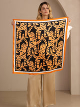 [Sort Tiger] SilkSilky-DK Scarf 003