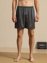 [Sort Ginkgo] SilkSilky-DK Men's Sleep Shorts 003