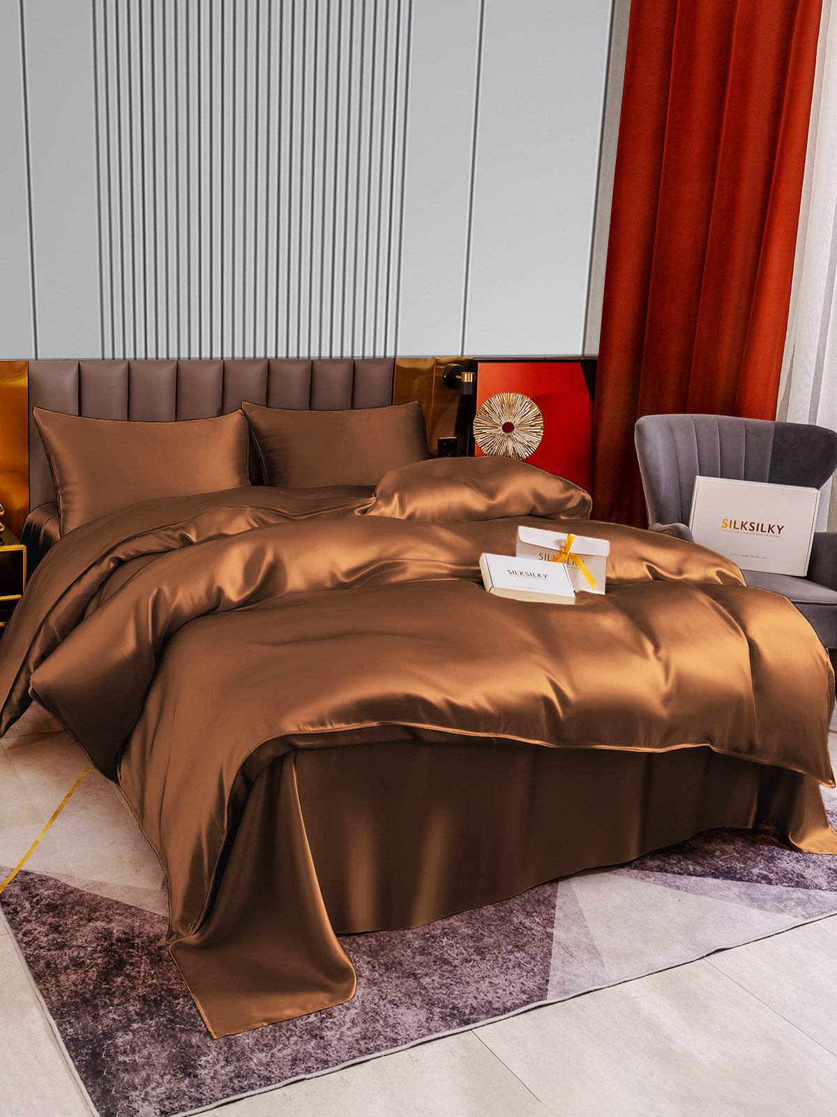 [Kaffe] SilkSilky-DK 22Momme Bedding Set 004