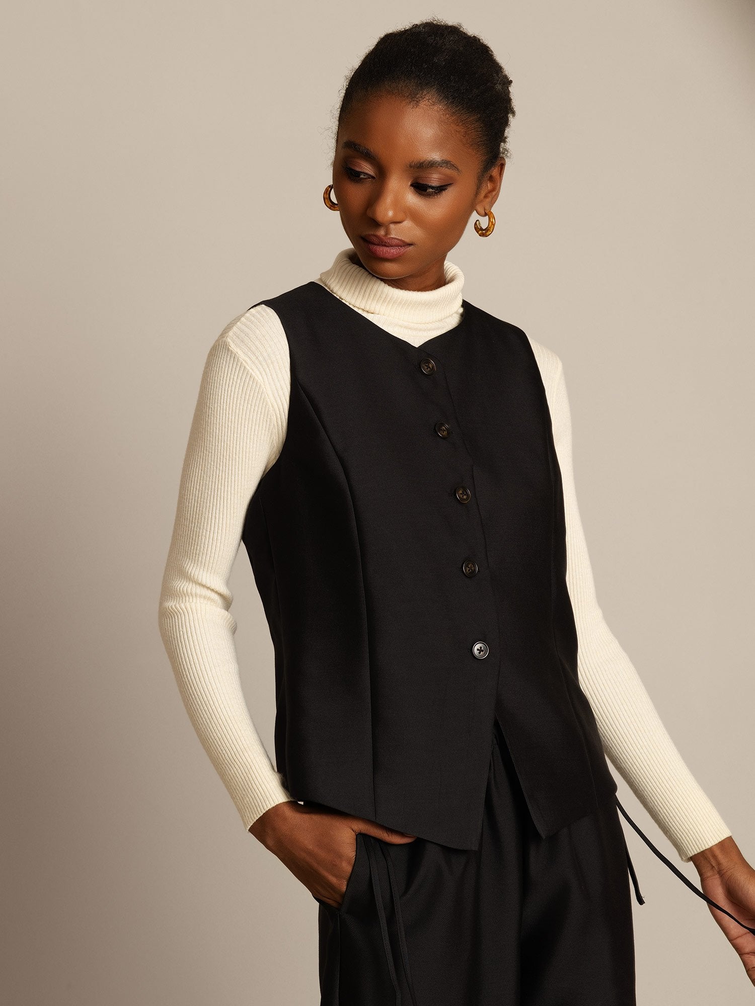 [Sort] SilkSilky-DK 32Momme Silke Womens Vest 005