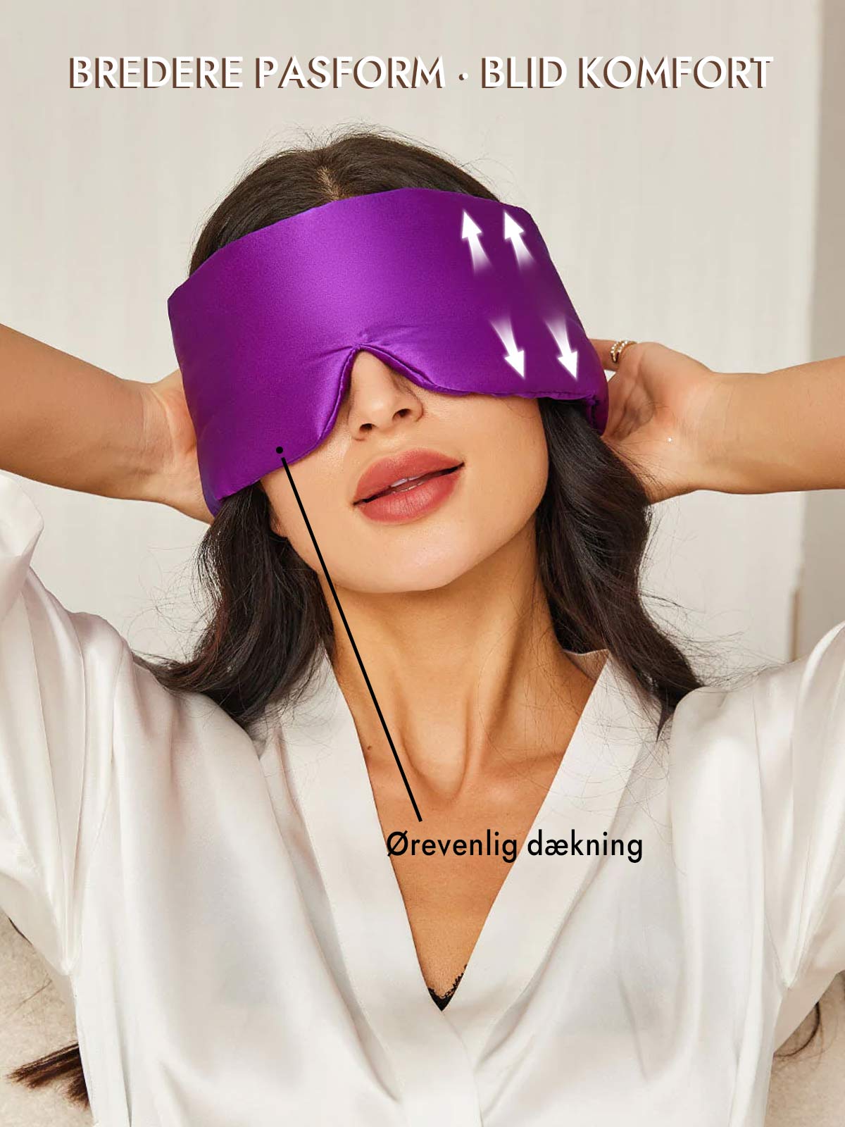 [Lilla] SilkSilky-DK Øjenmaske 005