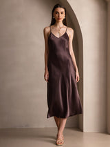 [Kaffe] SilkSilky-DK Sleeveless V Neck Kjole 004