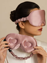 [Bleg Mauve] SilkSilky-DK 22Momme Øjenmaske 003