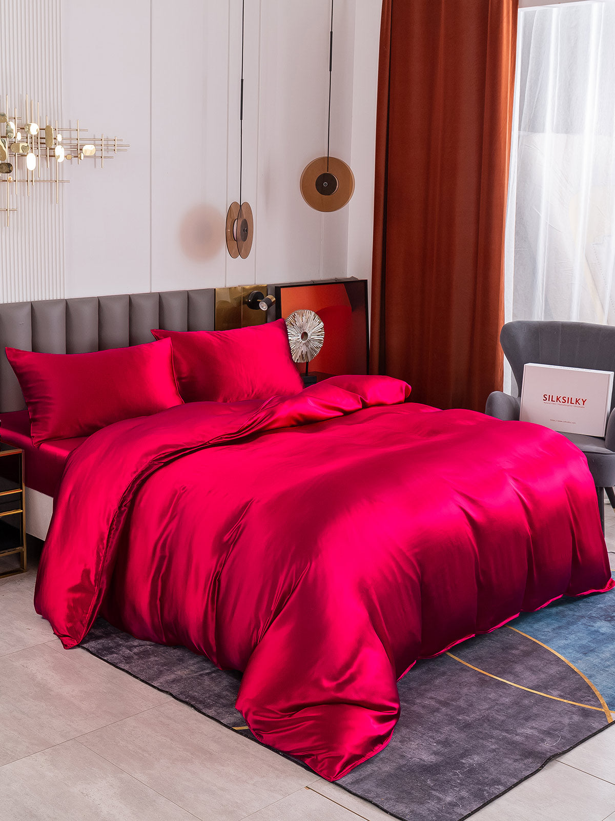 [Vin] SilkSilky-DK 19Momme Bedding Set 004