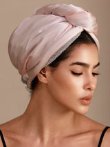 [Lys Pink] SilkSilky-DK Hårturban 005