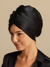 [Sort] SilkSilky-DK Hårturban 004