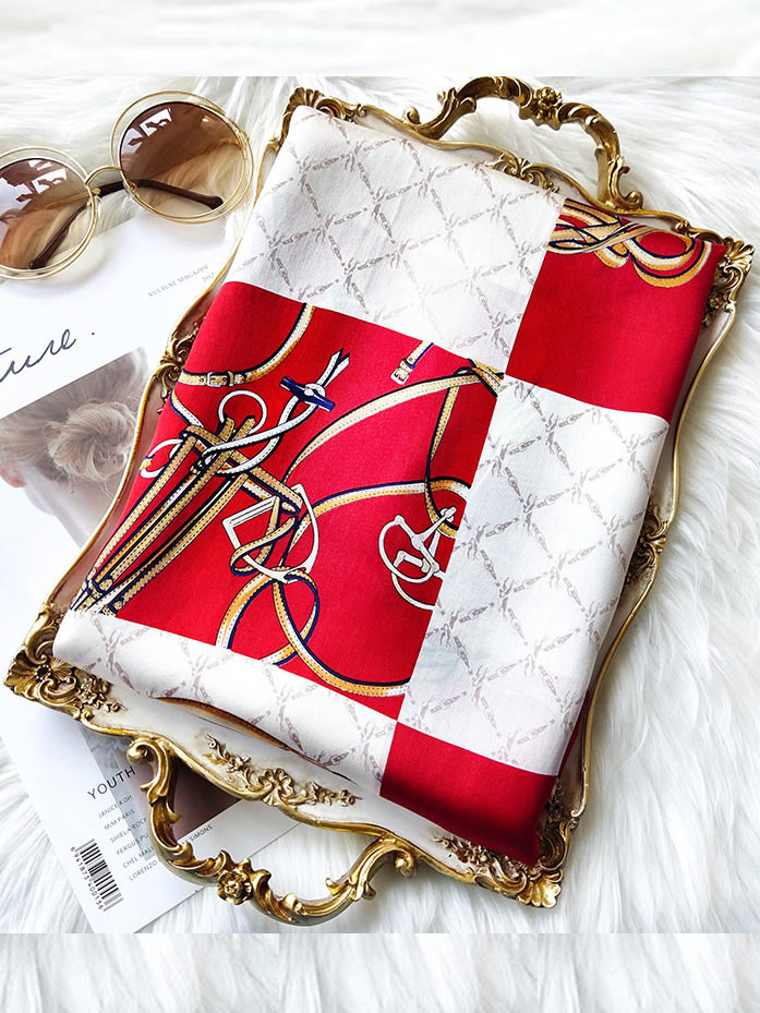 [P022] SilkSilky-DK Scarf 003,