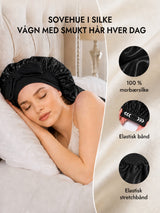 [Sort] SilkSilky-DK Sovehætte 005