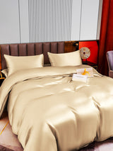 [Beige] SilkSilky-DK 22Momme Bedding Set 005,
