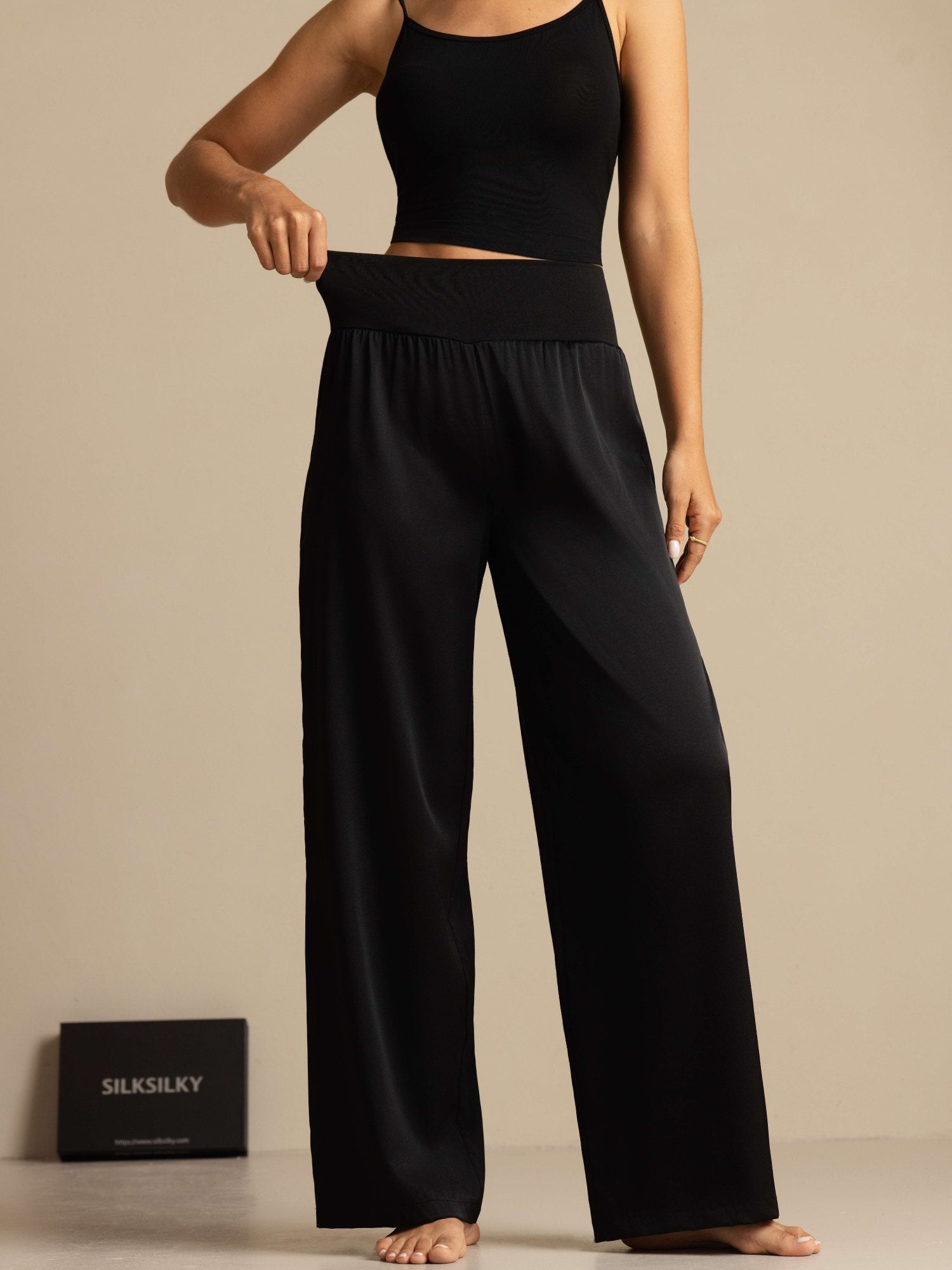 [Sort] SilkSilky-DK 19Momme Silke Womens Pants 001