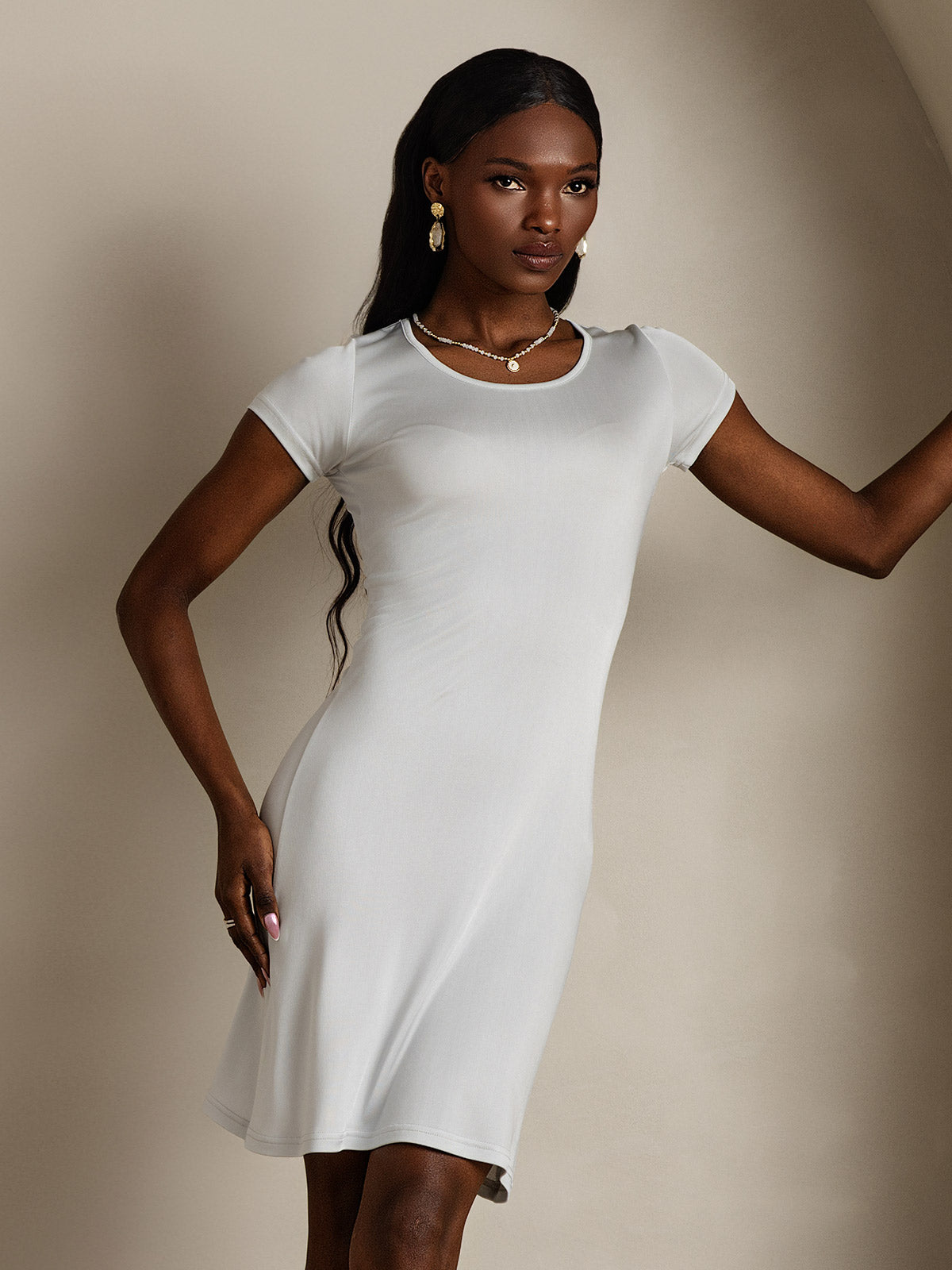 [Hvid] SilkSilky-DK Womens Loungewear 001,