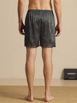[Sort Ginkgo] SilkSilky-DK Men's Sleep Shorts 002