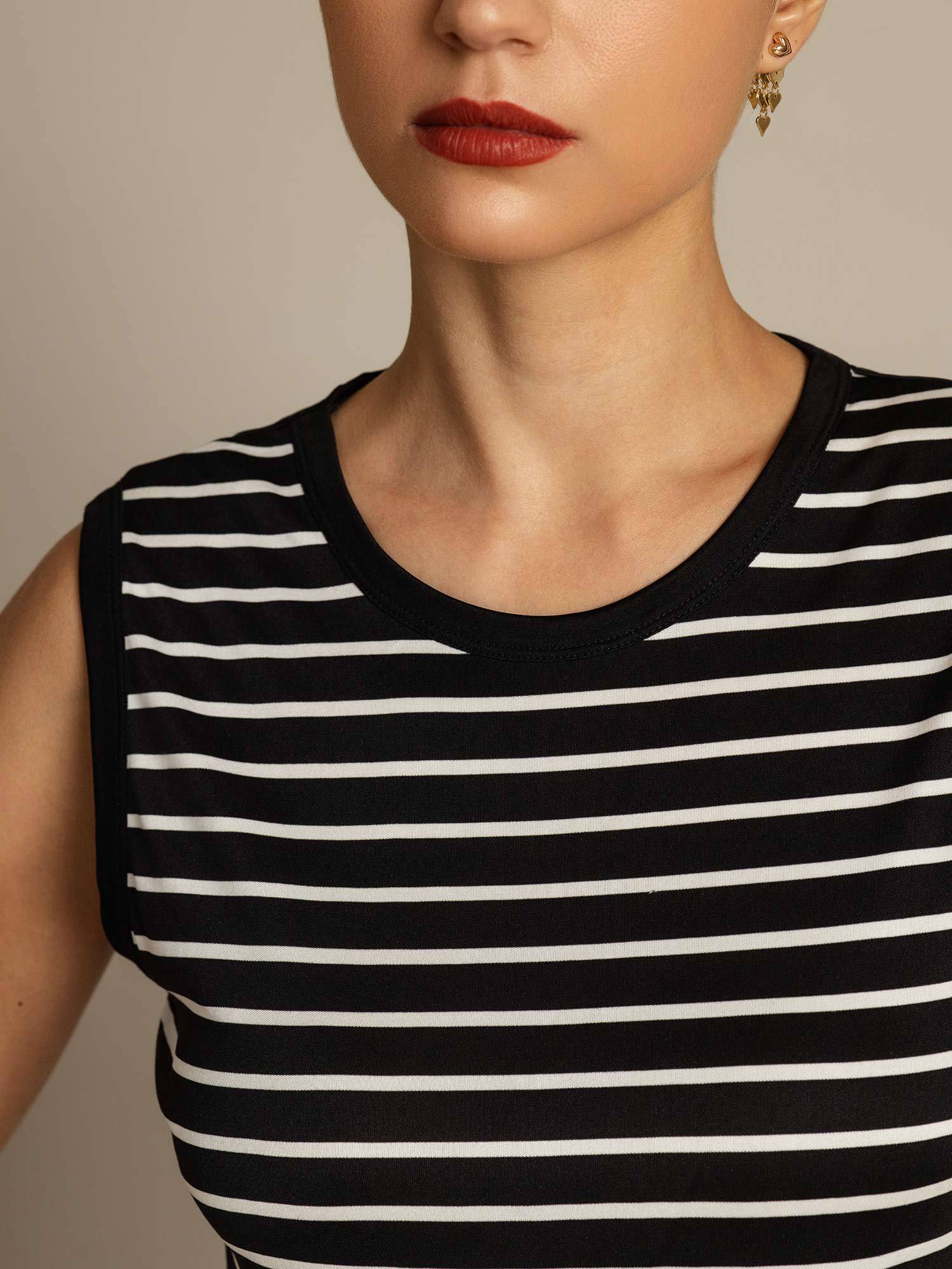 [Sort Stribe] SilkSilky-DK Silke Camisoles 004