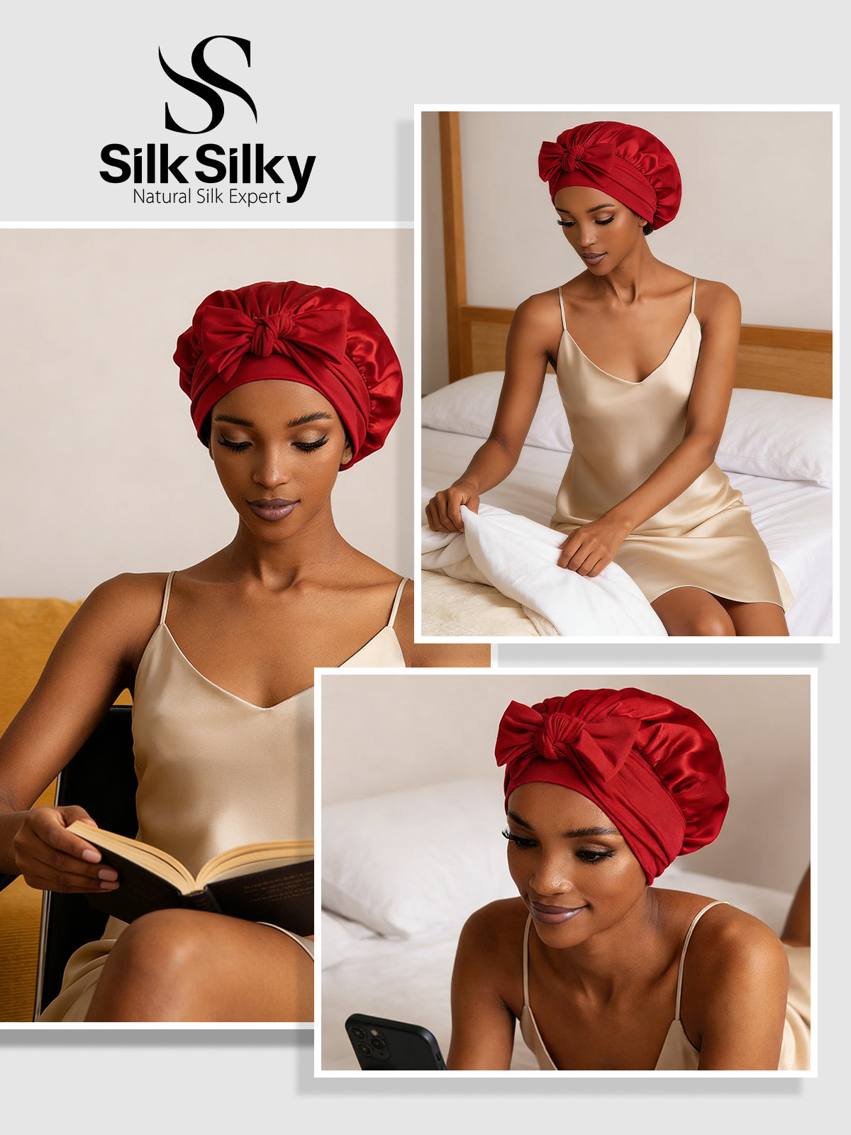 [Vin] SilkSilky-DK Silke Sleep Cap 005