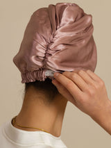 [Bleg Mauve] SilkSilky-DK Sovehætte 002